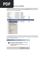 Installing SQL Server 2008 R2