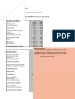 Data Section: Ratio Analysis Chisholm Company 2015 & 2016