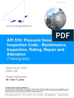 API 510 Training Course