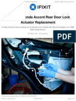 1998-2002 Honda Accord Rear Door Lock Actuator Replacement: Written By: Ecuration