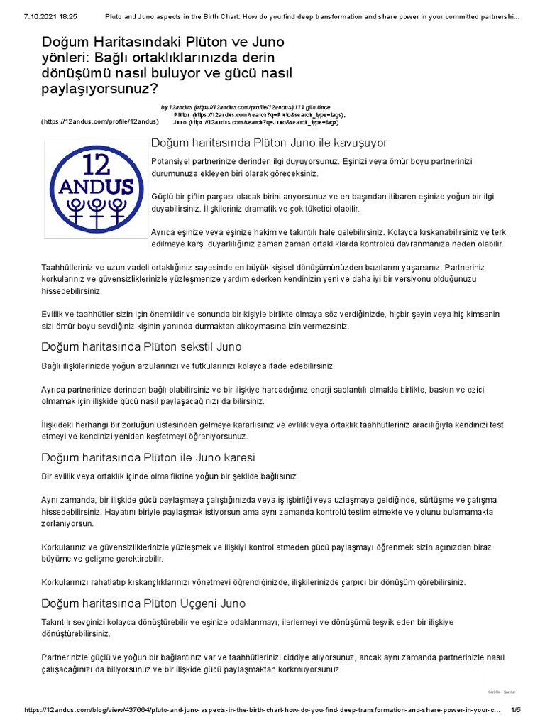 Pluto and Juno Aspects in The Birth Chart How Do You Find Deep