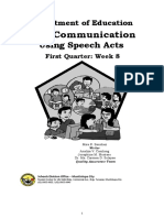 Oral Communication: Using Speech Acts