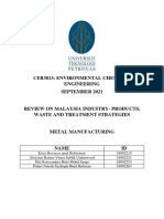 Ceb3013: Environmental Chemical Engineering September 2021