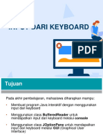 Materi 7 - Input Dari Keyboard