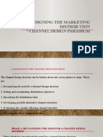 Marketing Channel Design Paradigm