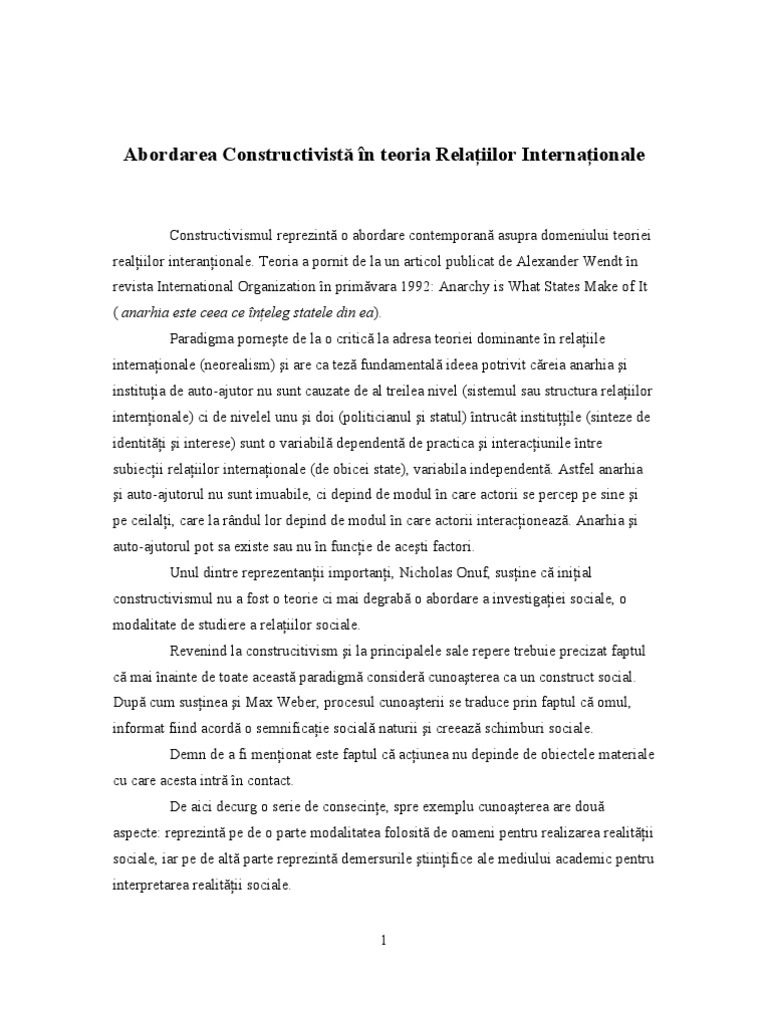 Eseu Constructivismul