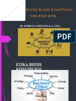 Etika Bisnis Konstruksi