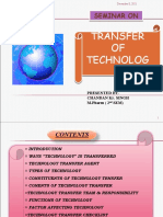 Transfer of Technology