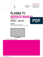 Plasma TV: Service Manual