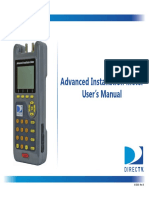 Advanced Installation Meter User's Manual: © 2010 Rev B