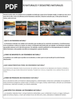 Fenómenos Naturales - Concepto, Causas, Clasificación y Ejemplos | PDF ...