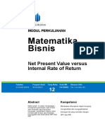 Modul Matbis 12 Post