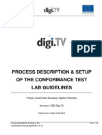 Process Description & Setup of The Conformance Test Lab Guidelines