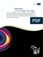 Master's in Energy Storage for Unparalleled Career in Fast-Evolving Field