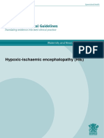 Hypoxic-Ischaemic Encephalopathy (HIE) : Maternity and Neonatal Clinical Guideline