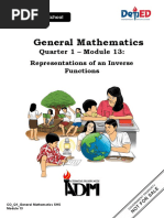 General Mathematics: Quarter 1 - Module 13