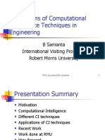 Applications of Computational Intelligence Techniques in Engineering
