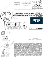 Mitos Griegos, Cuaderno de Lecturas, Actividades y Pasatiempos