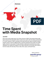 EMarketer Time Spent With Media Snapshot