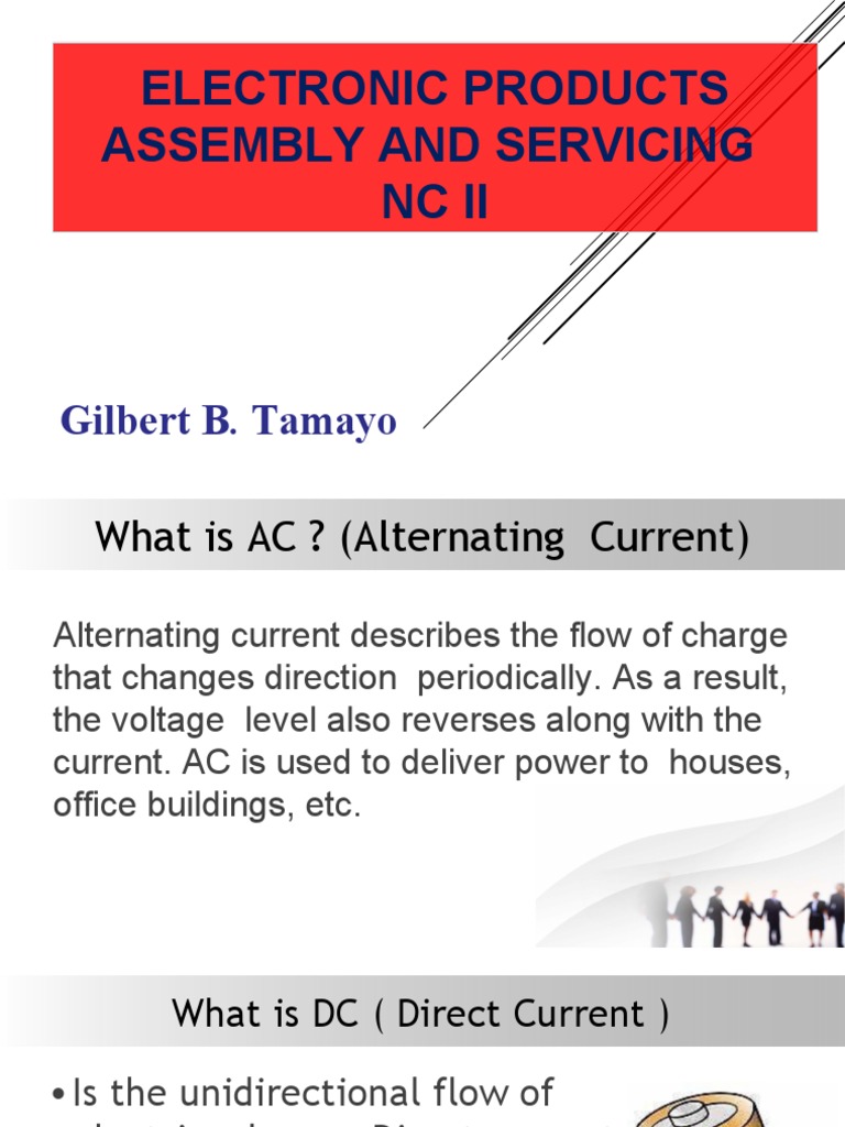 Electronic Products Assembly and Servicing NC Ii Gilbert B. Tamayo Download Free PDF