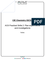 Practical Skills 2 - Plan Experiments and Investigations