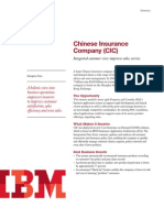 Chinese Insurance Company (CIC) - Integrated customer view improves sales, service