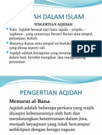 Aqidah Dalam Islam Unjani