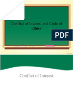 Conflict of Interest and Code of Ethics