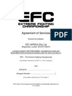 EFC Worldwide Contract of Service 2021