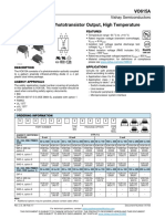 VO615A Optocoupler, Phototransistor Output, High Temperature