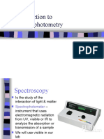 Introduction To Spectrophotometry