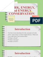 Work, Energy, and Energy Conservation: Presented By: Hezil Mae Z. Mancao