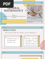 General Mathematics: Intercepts, Zeroes and Asymptotes of Exponential Function