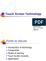 Touch Screen Technology: A Concise Guide to Components, Modes and Applications
