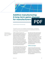 Additive Manufacturing: A Long-Term Game Changer For Manufacturers