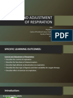 L5 - Control & Adjustment of Respiration