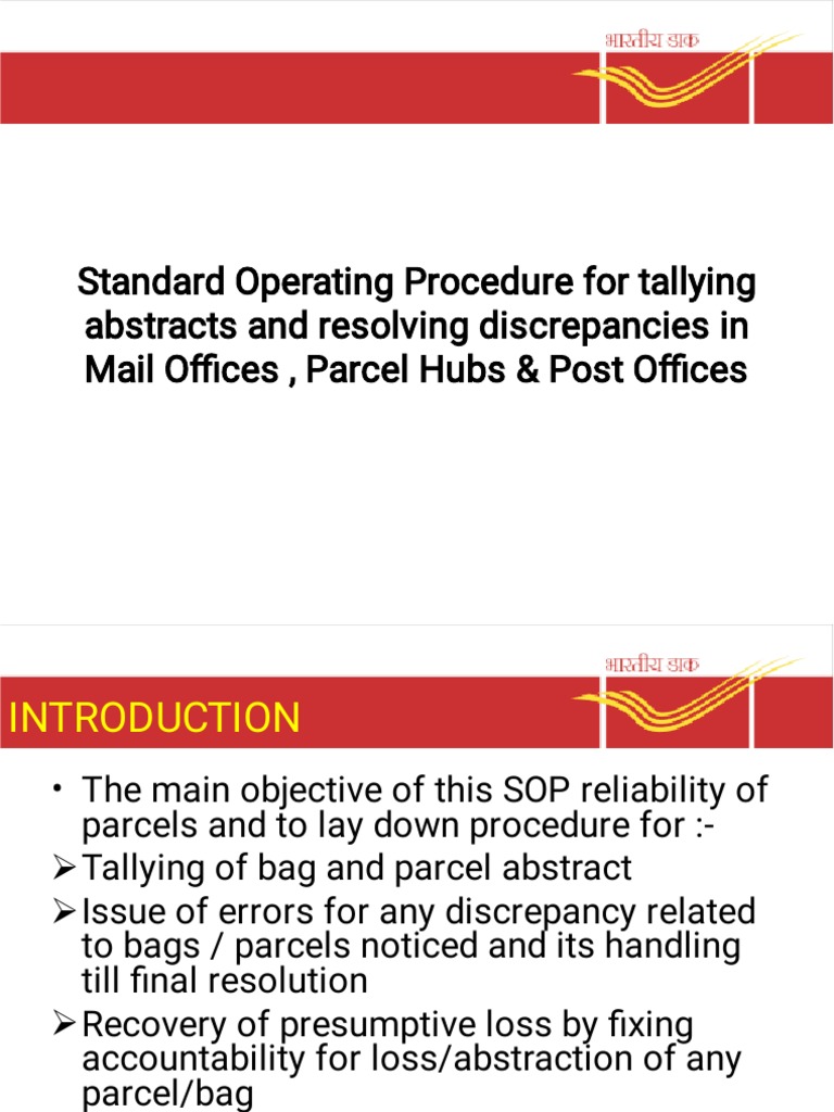 Relaibility of Parcel Operations | PDF | United States Postal Service ...