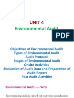 Unit - IV - Environmental Audit