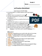 G3 - Final Practice Worksheet Model Answer