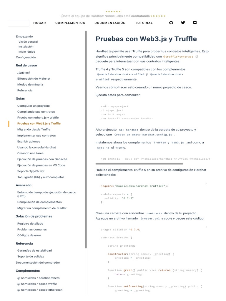 Testing With 3.Js & Truffle Hardhat Ethereum Development