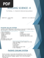 Building Science - Ii: Tutorial 1: Passive Design Buildings