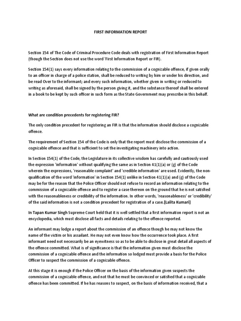 CRPC Sample Notes | PDF | Magistrate | Public Law