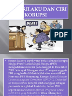 Jenis, Prilaku Dan Ciri Korupsi