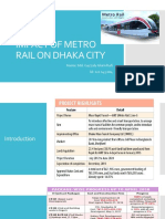 Impact of Dhaka Metro Rail