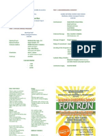 Earth Month 2011 Fun Run - Programme