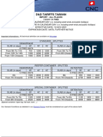 D&D Tariffs Taiwan: Import - All Places