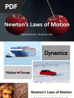 Newton'S Laws of Motion: Mark Anthony C. Burgonio, MSC