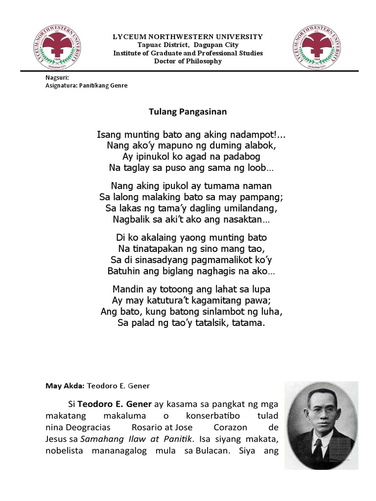 Pagsusuri NG Tula | PDF
