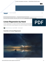 Linear Regression by Hand Linear Regression Is A Data Scientist S by Richard Peterson Towards Data Science 24062021 033829pm