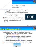 1.1 Intro To Business Management